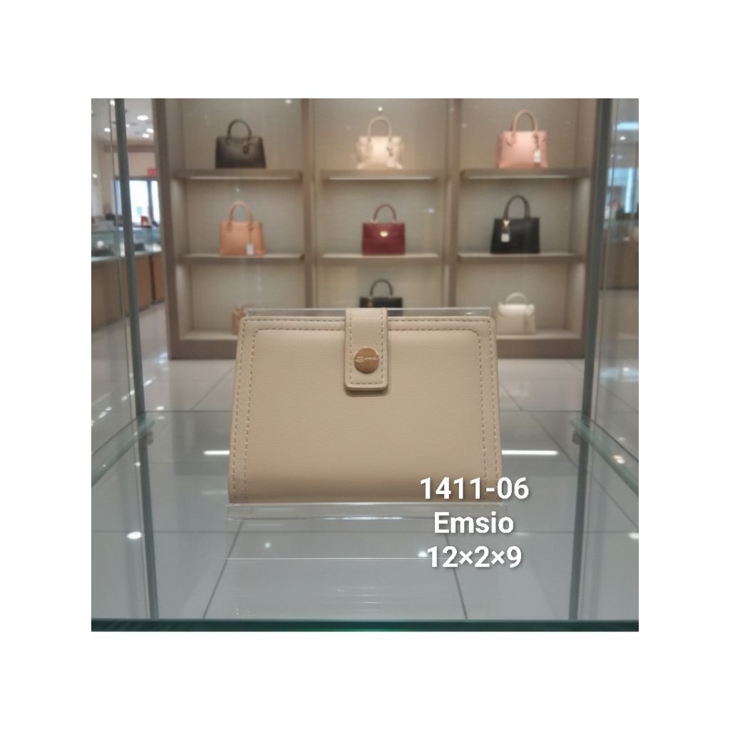 dompet lipat kulit wanita emsio
