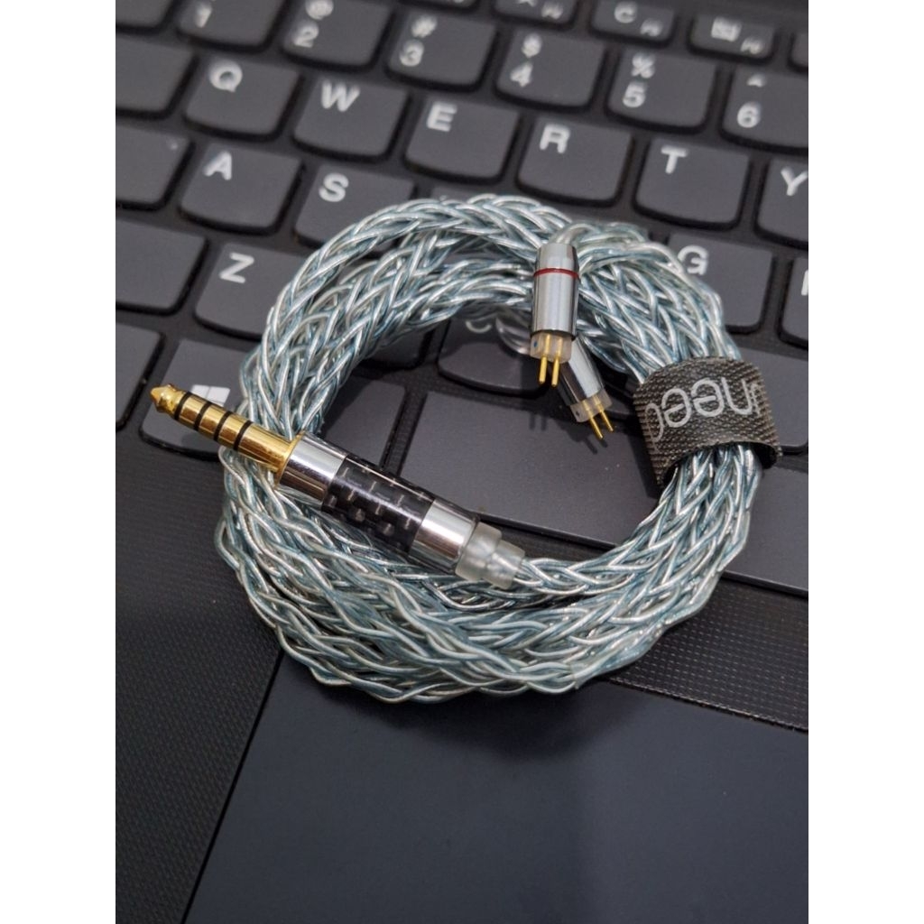 XINHS Rainbow blue IEM cable 2 pin Jack 4.4