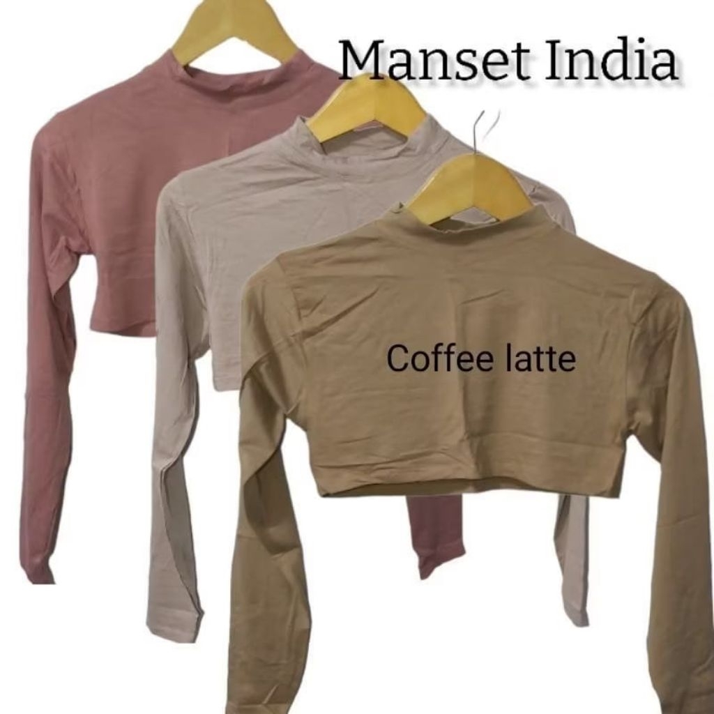 Manset India Crop Top/Manset uniqlo kaos premium