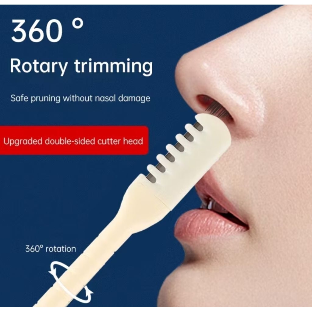 Alat Cukur Bulu Hidung 2in1 Pencukur Bulu Hidung Nose Hair Trimmer Pemangkas Bulu Hidung Alat Cukur 