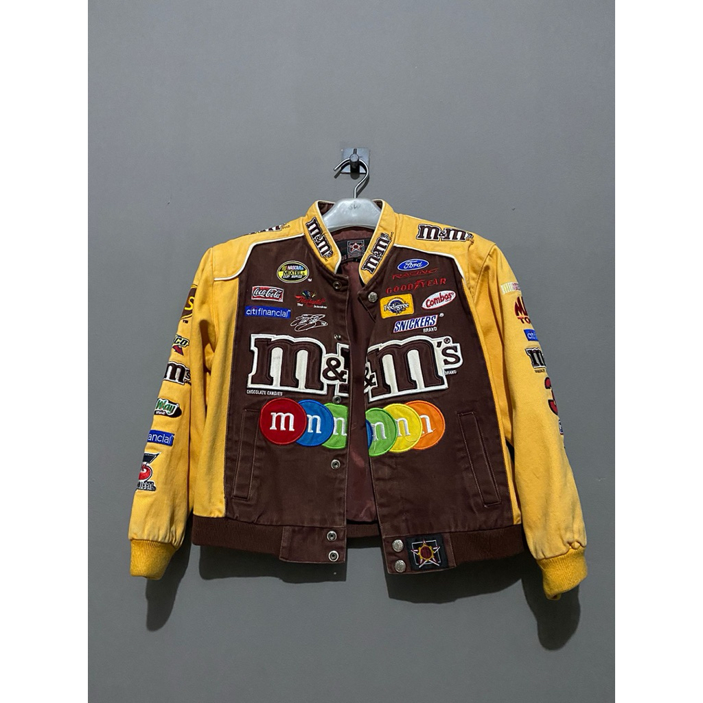 Nascar Jacket M&m’s untuk anak kecil/cewe