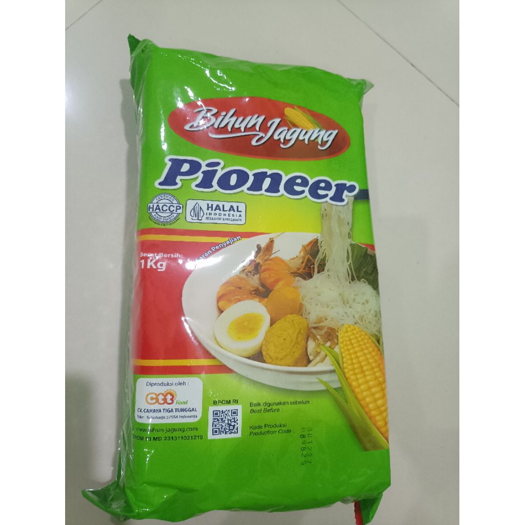 BIHUN JAGUNG PIONEER 1kg / BIHUN JAGUNG 1KG / BIJAG