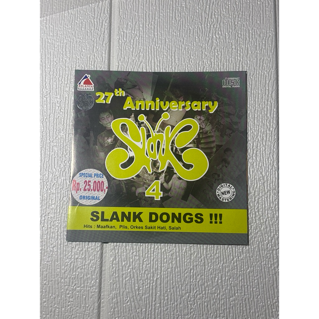 CD ALBUM SLANK SLANK DONGS  ORIGINAL