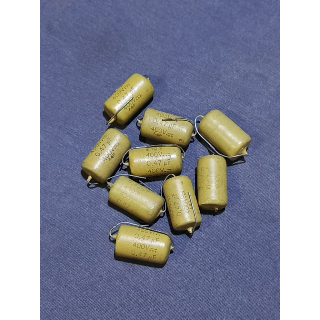 capacitor mullard 0,47uf/400v kapasitor vintage