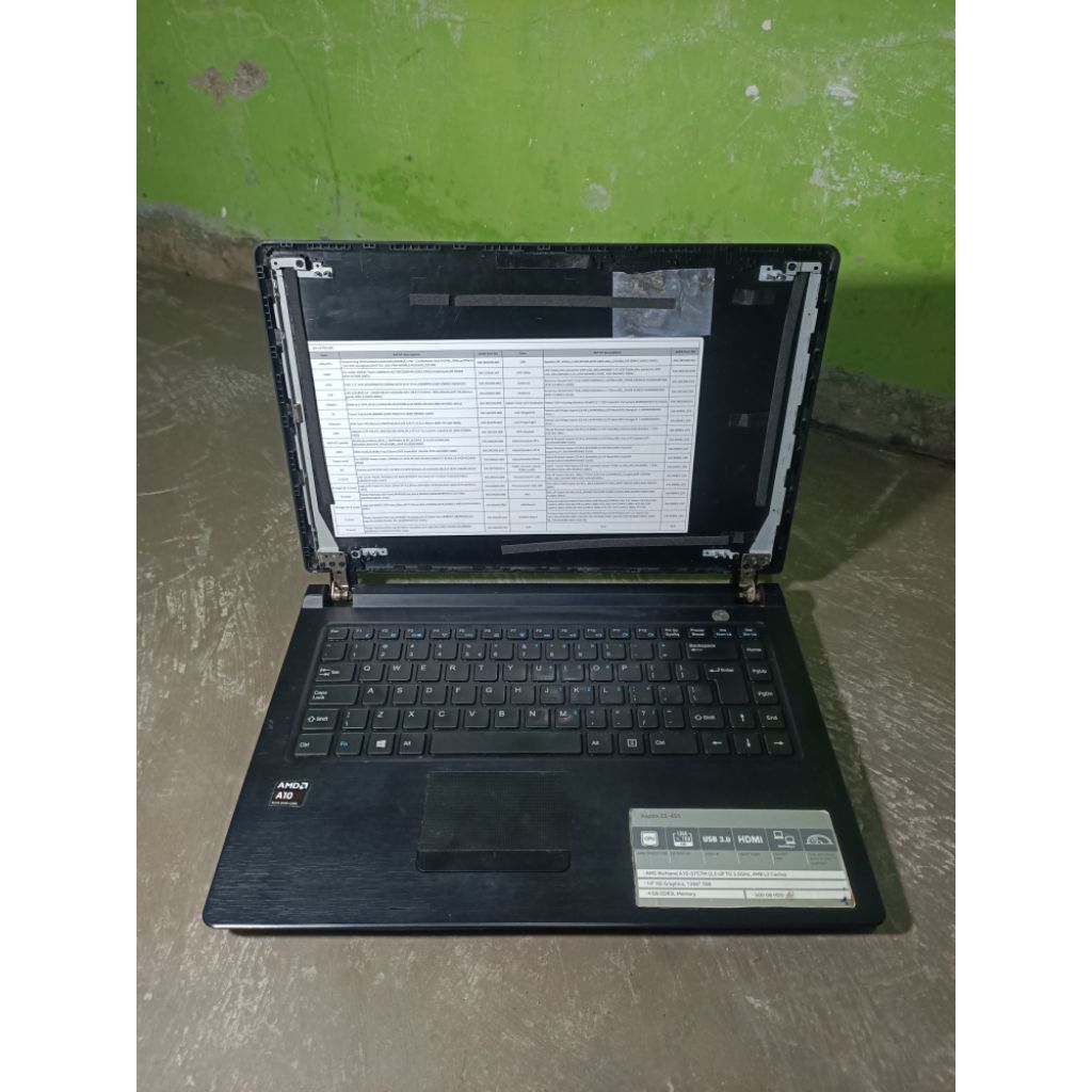 Kesing Case Casing Laptop Acer Aspire Z3-451