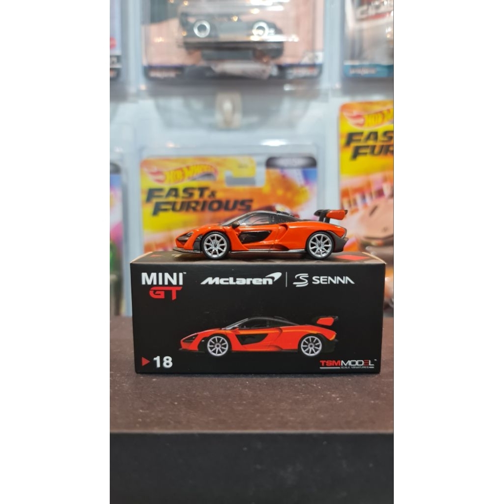 mini gt mclaren senna orange[unseld]