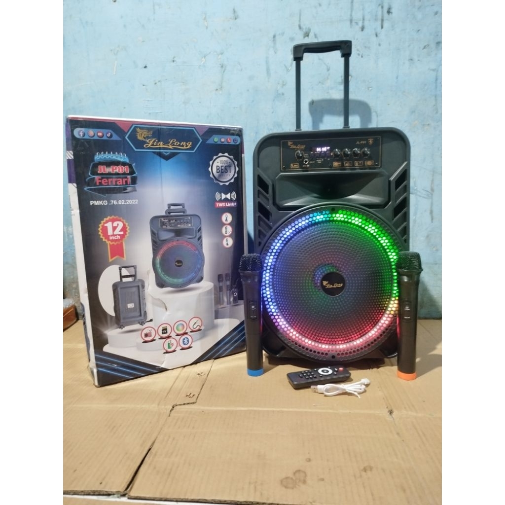 speaker bluetooth troly meeting bluetooth portable digital mp3 usb /// speaker bluetooth karaoke fle