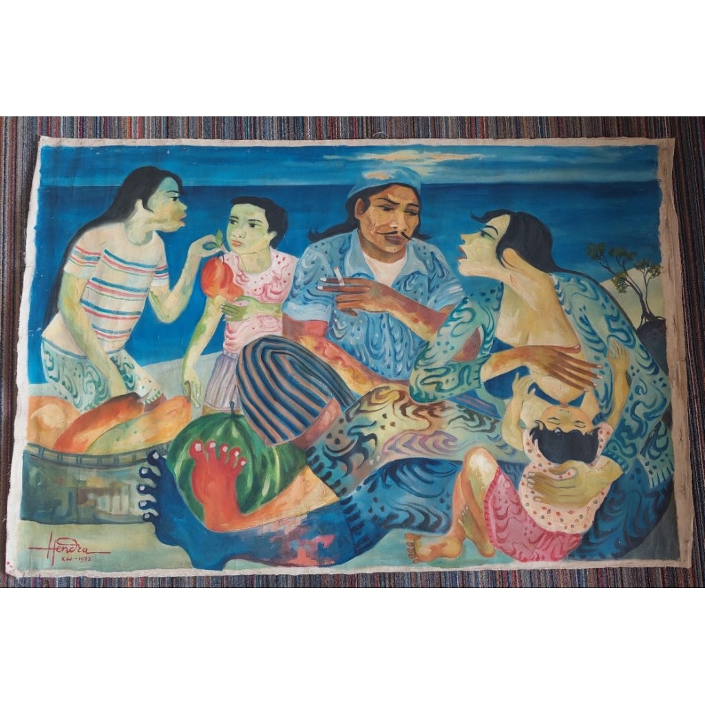 Lukisan Hendra Gunawan Tahun 1972