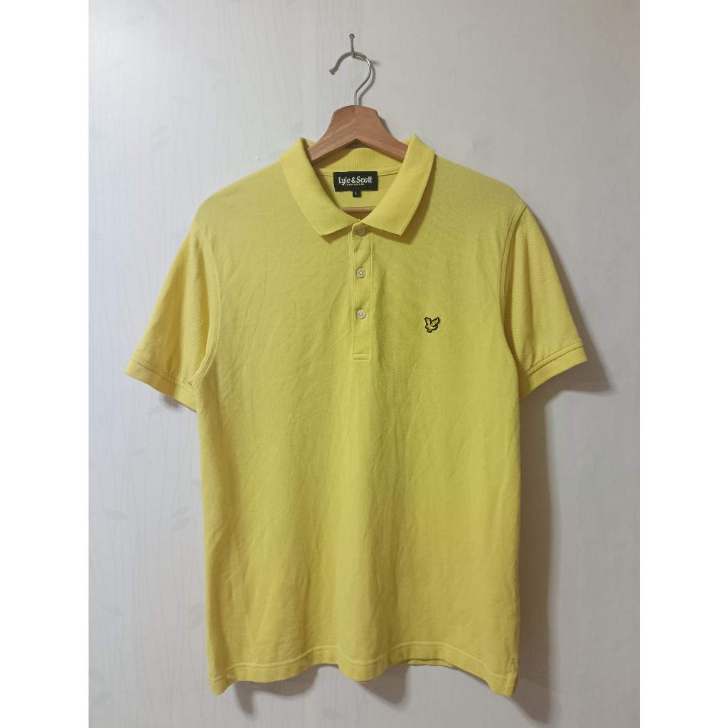 POLO SHIRT BY LYLE&SCOTT YELLOW SECOND ORIGINAL