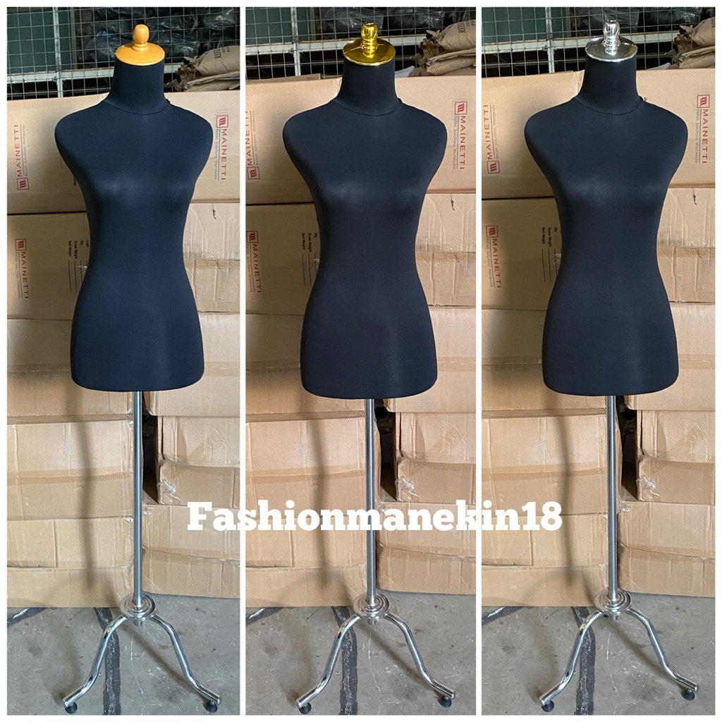 Manekin Wanita Dewasa Setengah Badan Lapis Kain + Patung Baju Wanita + Patung Jahit Wanita + Manekin