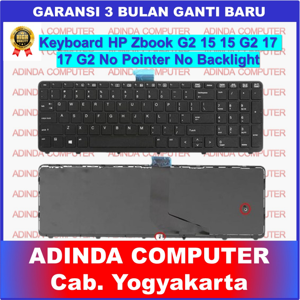 Keyboard HP ZBook 15 G2 ZBook 17 G2 15 17 733688-001 VARIAN