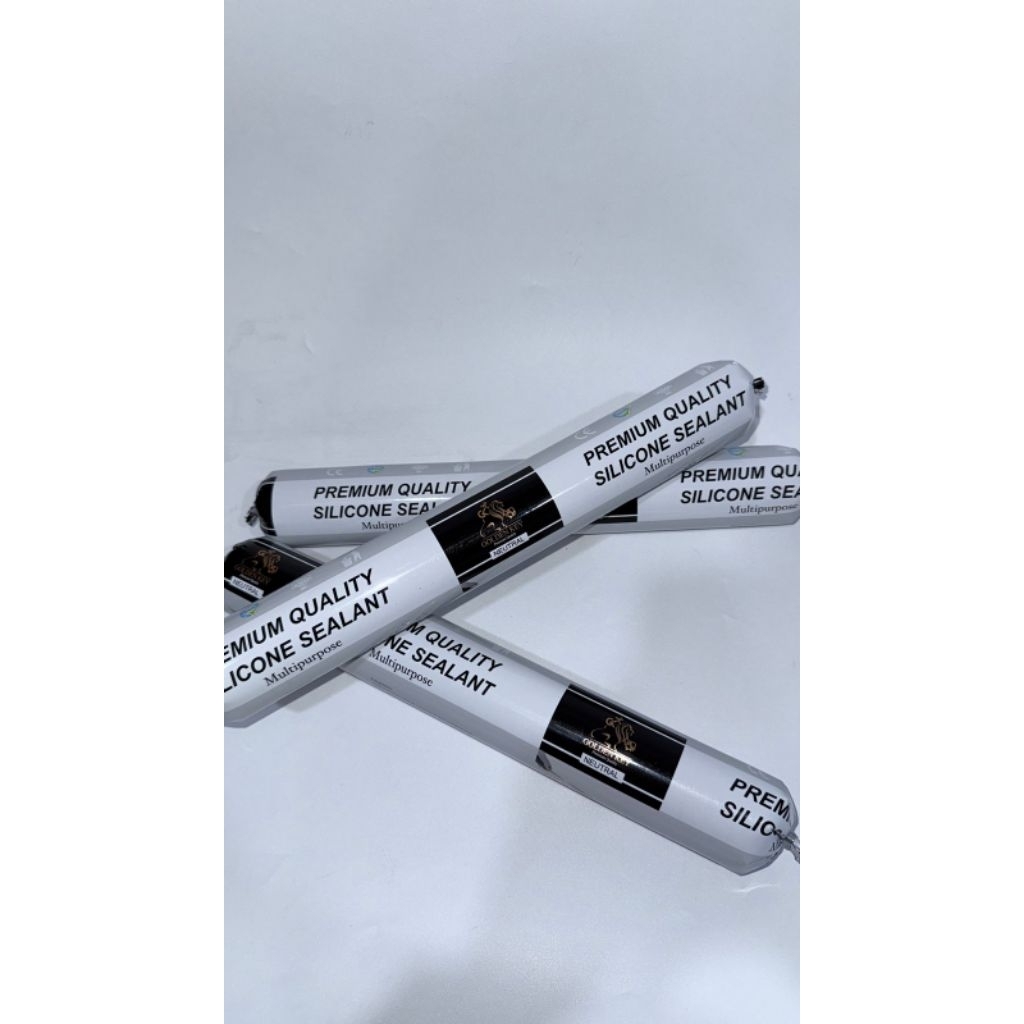 LEM SILENT / SILIKON / SEALENT GOLDEN KEY PUTIH HITAM NETRAL LEM KACA KUAT DAN CEPAT KERING