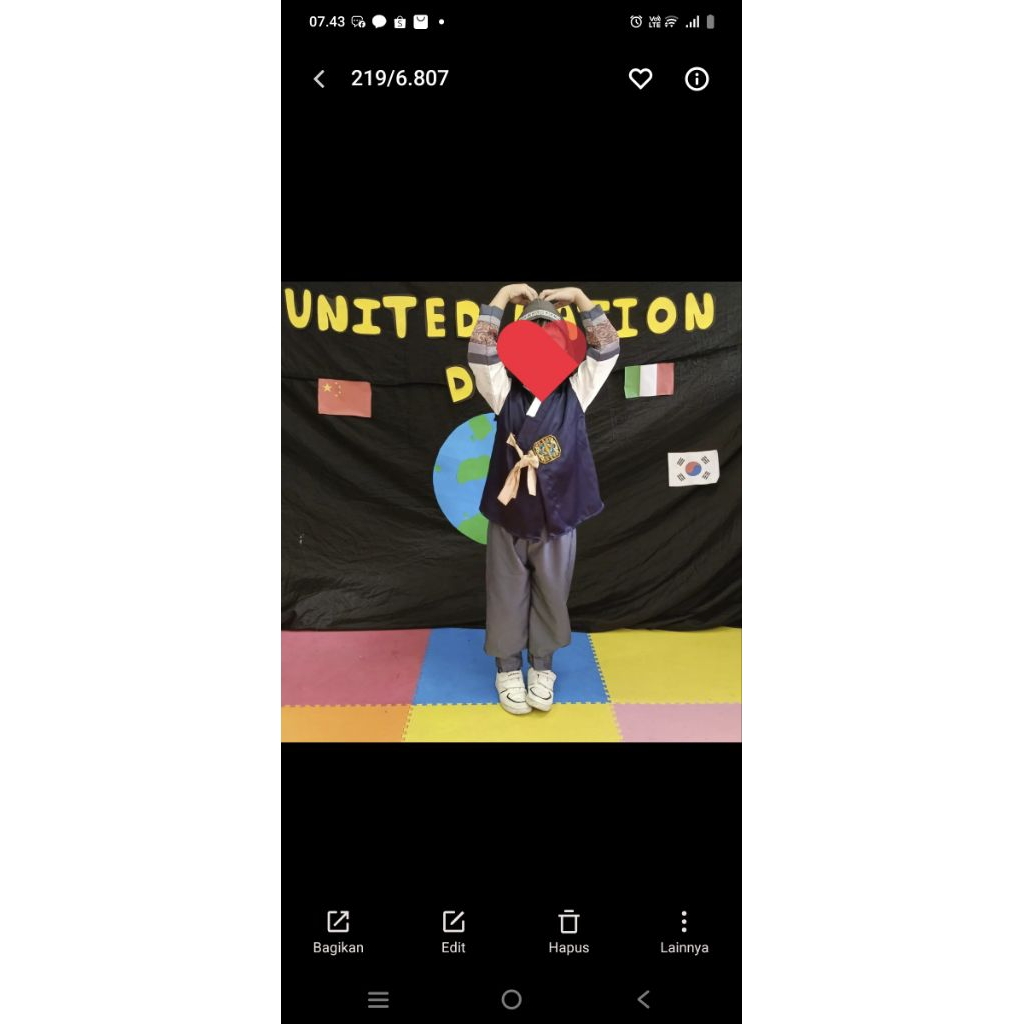 preloved baju korea anak laki umur 5 sd 6 th