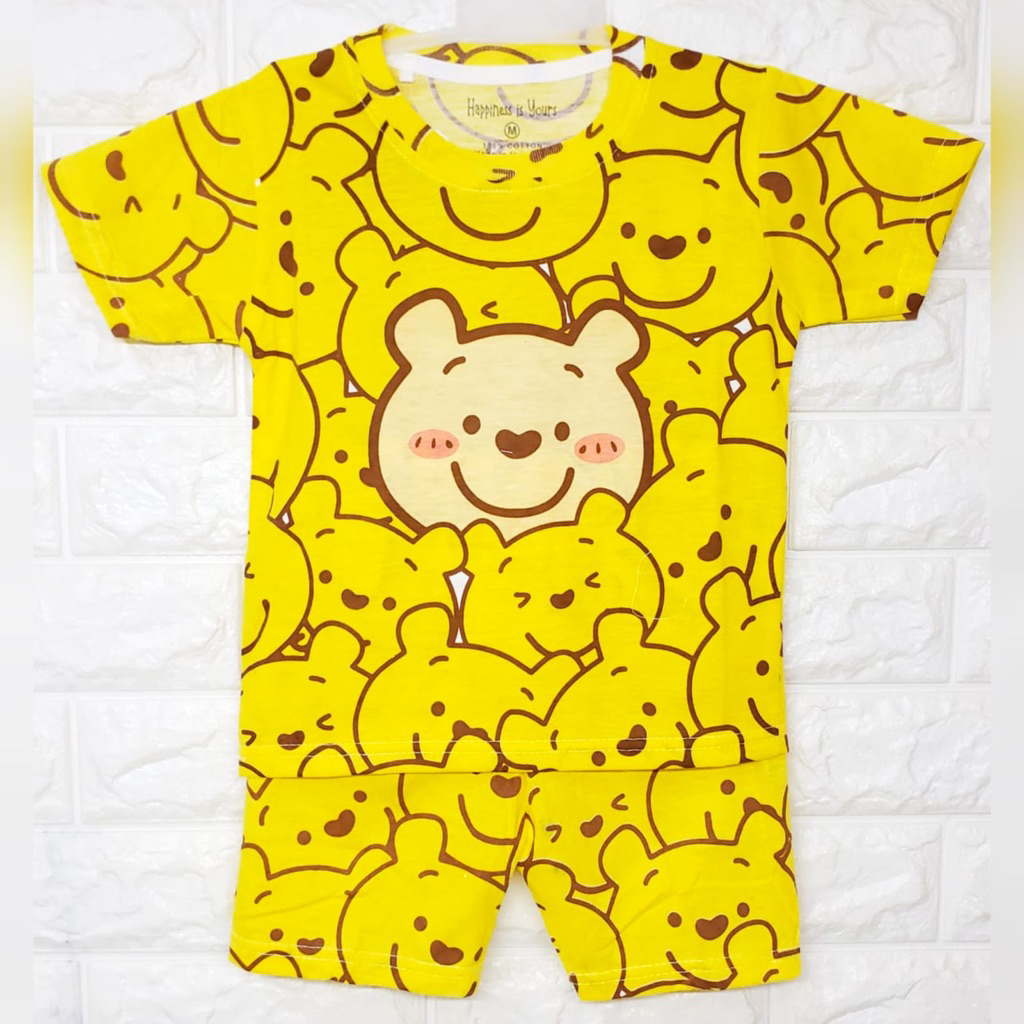 SETELAN ANAK / KATUN PRINTING / WINNIE THE POOH