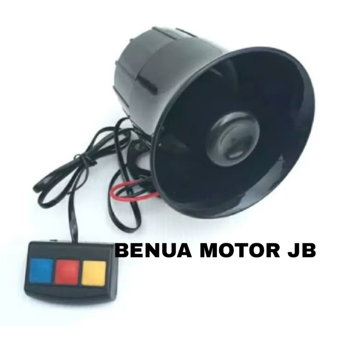 BENUA MOTOR Klakson Toa 3 Suara 3Tombol Universal - Klakson Motor Mobil Universal - Klakson Toa 3 Su