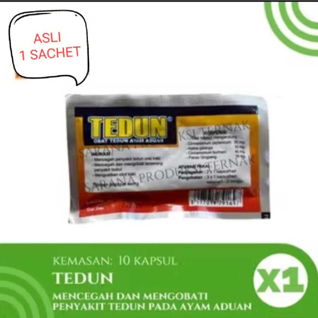 TEDUN SACHET OBAT AYAM SAKIT TEDUN EKA FARMA