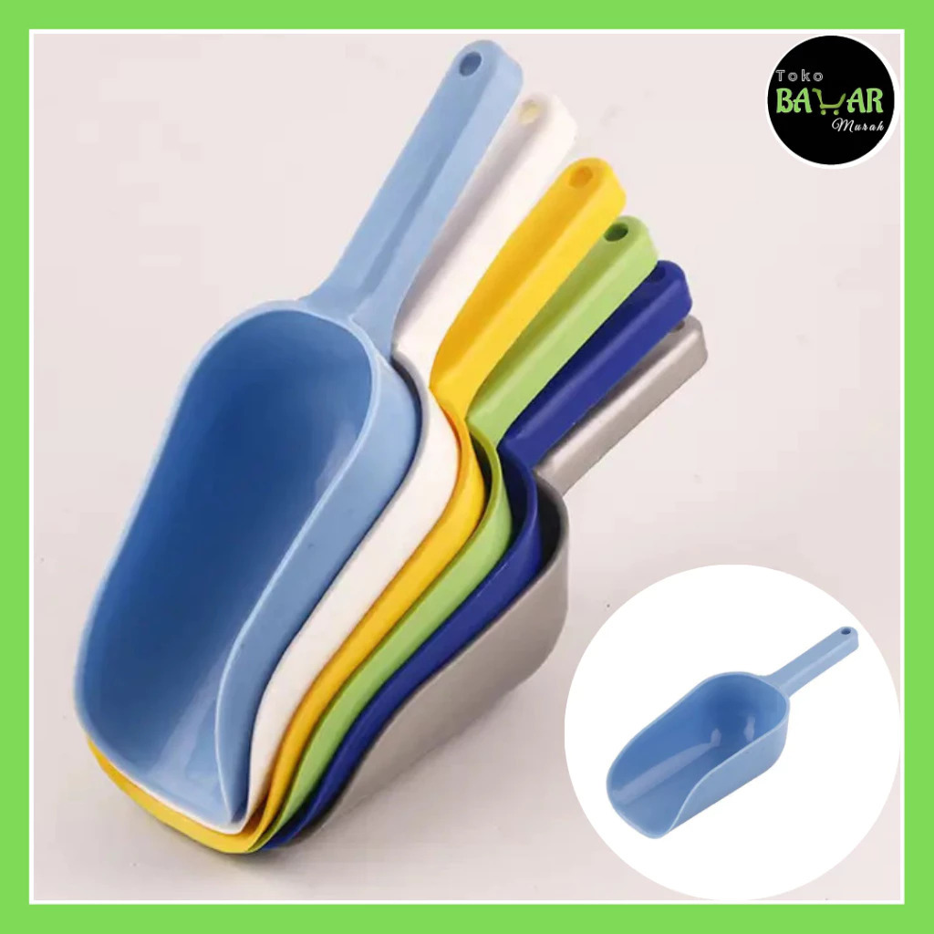 JH Sekop Es Batu / Sendok Sekop Tepung / Serokan Es Batu Plastik/ Sendok Sekop Es Batu Tepung Plasti