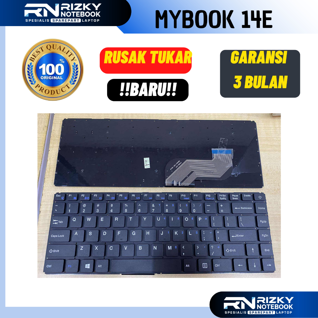 KEYBOARD LAPTOP AXIOO Mybook 14-E BLACK