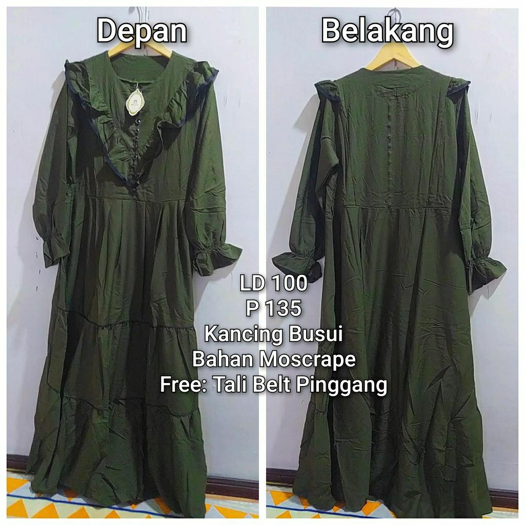 GAMIS MURAH OBRAL (NEW/BARU) GAMIS MURAH MERIAH MEDAN /DRESS GAMIS MURAH BERKUALIAS