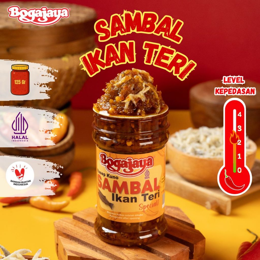 SAMBAL IKAN TERI SURABAYA 135 GRAM / SAMBAL TERI SURABAYA / OLEH OLEH SURABAYA
