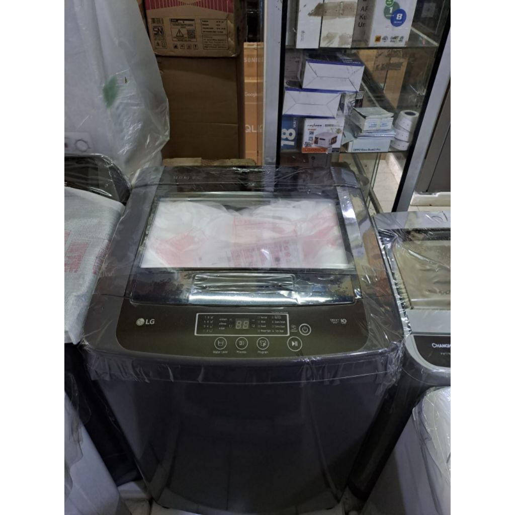LG Mesin Cuci 13Kg T2313VSPB Top Loading Inverter