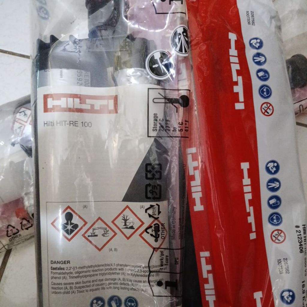 CHEMICAL HILTI RE 100/ 500 ML
