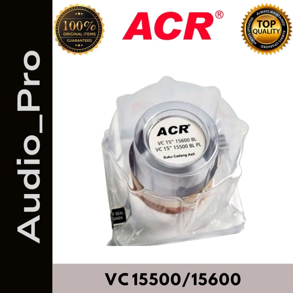 Spul Speaker Voice Coil ACR 15500 / 15600 Black Original 100% by ACR