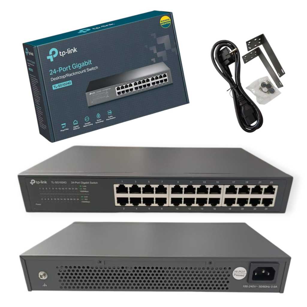 TPLINK SWITCH HUB 24 PORT GIGABITE SG1024D