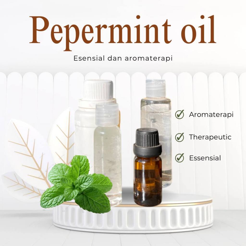 30ml Minyak Minyak Peppermint Essential Oil - Minyak Esensial Peppermint Aromaterapi