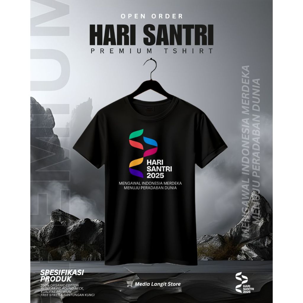 Kaos Hari Santri Desain Terbaru 2025