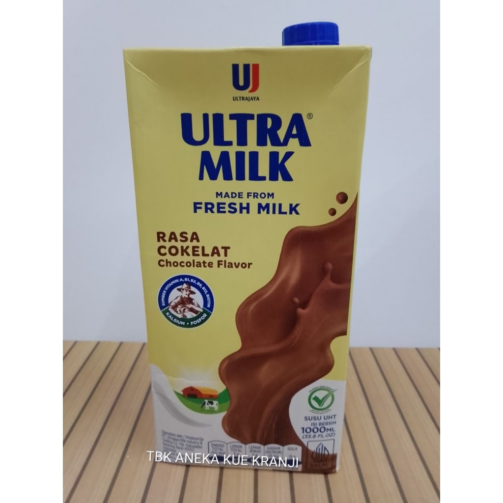 SUSU ULTRA MILK COKLAT 1LITER / ULTRA MILK SUSU CAIR FULL CREAM 1LITER / SUSU CAIR ULTRA COKLAT