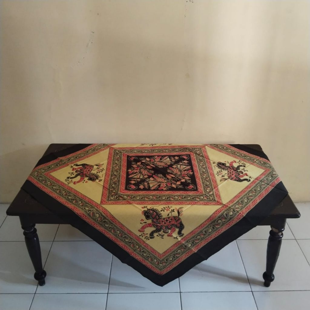 Taplak Meja Batik Meja Guru Meja Kantor Pekalongan Motif Kuda