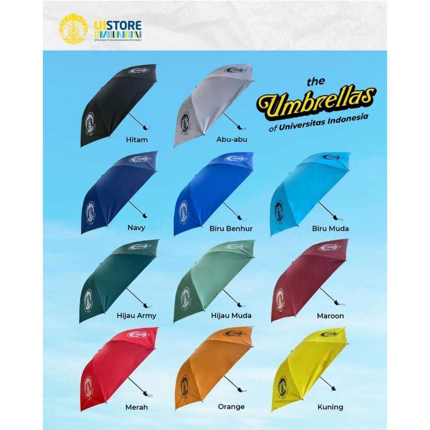 UI STORE | Payung Lipat Makara UI | Official Merchandise Of Universitas Indonesia