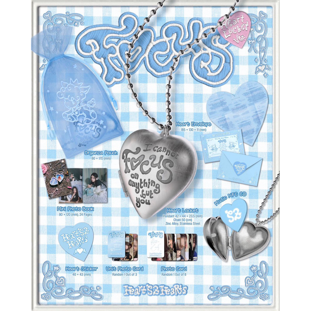 Hearts2Hearts 1st Mini Album Heart Locket ver.