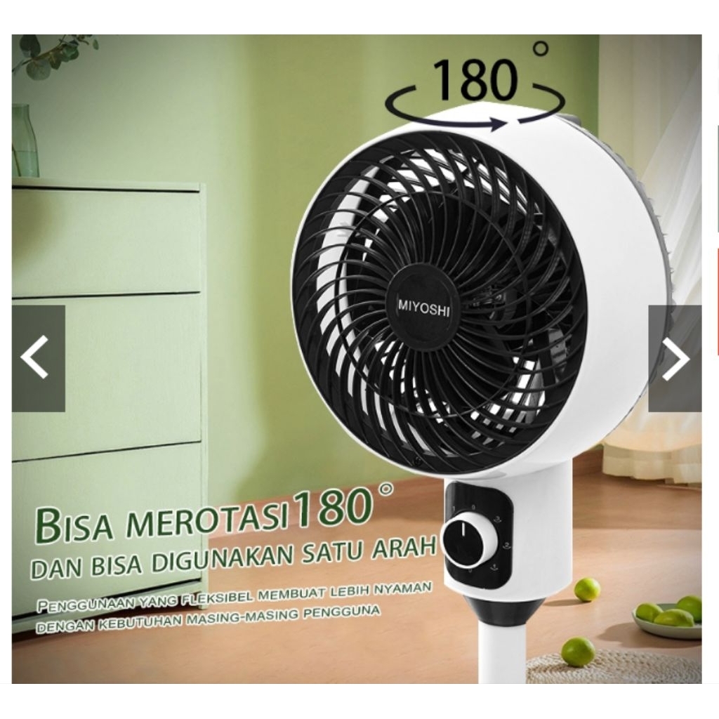 KIPAS ANGIN/KIPAS ANGIN BERDIRI/ROTATIONFAN MIYOSHI / KIPAS ANGIN AC/KIPAS ANGIN MINIMALIS / KIPAS A