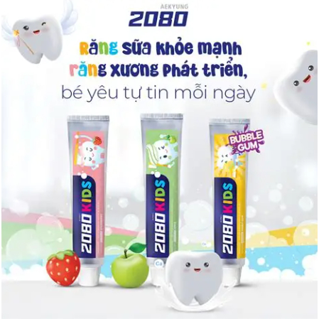 AEKYUNG 2080 TOOTHPASTE KIDS 80GR