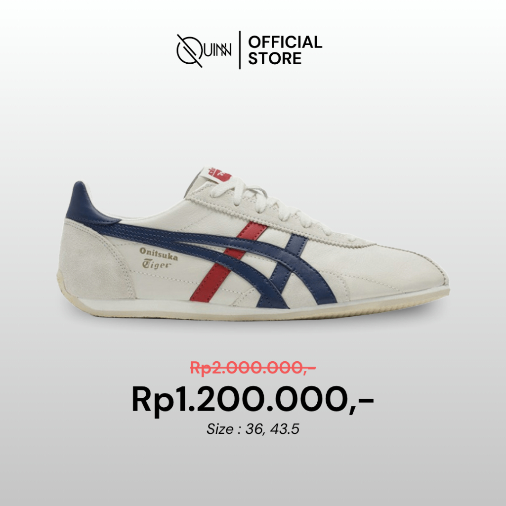 Onitsuka Mexico66 Runspark White Blue Red / Sepatu Sneakers Onit Pria Wanita Unisex