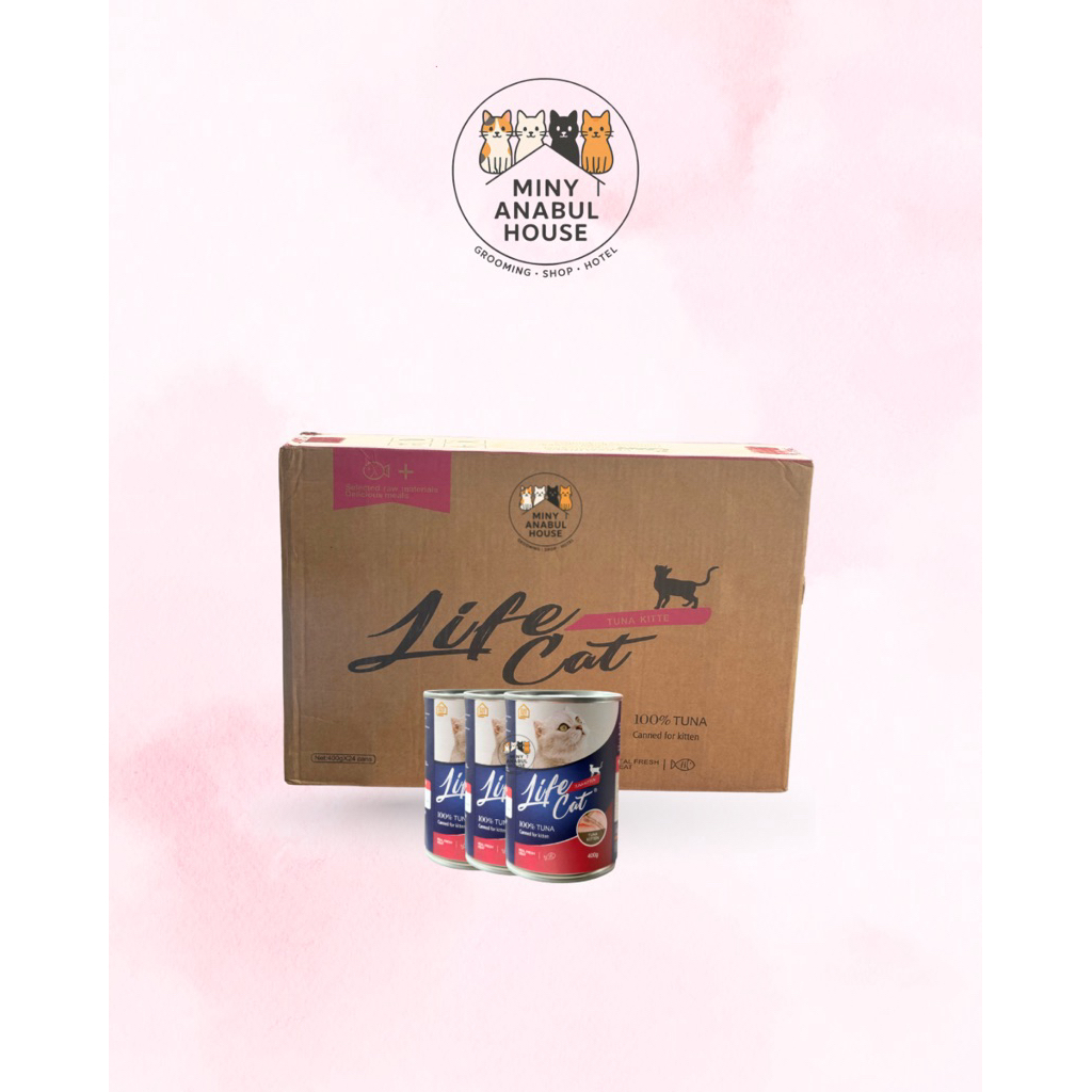 Life Cat Kitten (1Dus) - 400gr x 24 kaleng