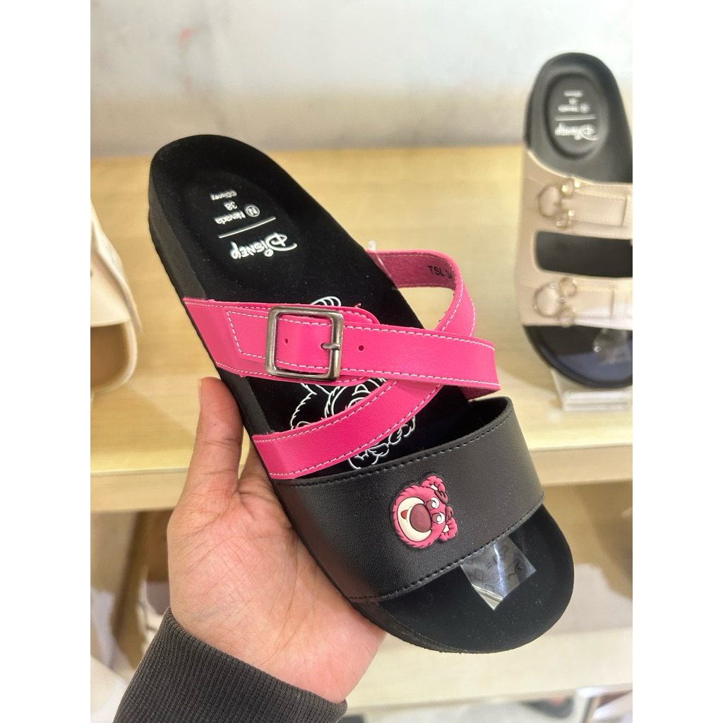 DISNEY NEVADA Sandal slipper karakter LOTSO  size 36-40 ori by matahari