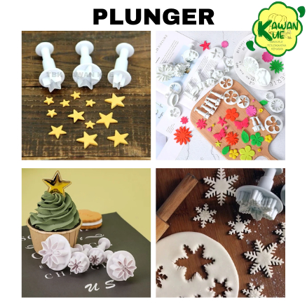 Plunger Fondant / Cetakan Fondant / Cutter Fondant