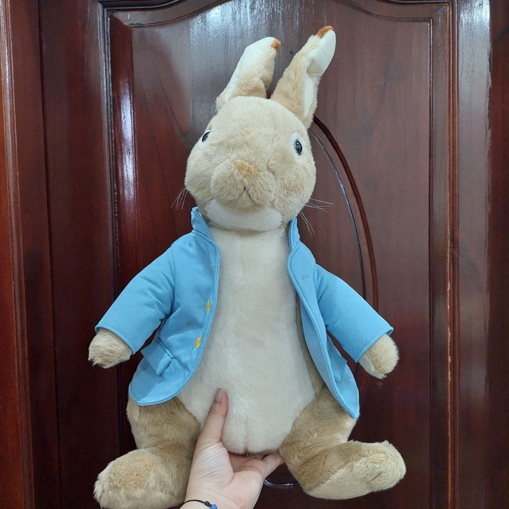 [VINTAGE] Boncheri.id JUMBO The World of Beatrix Potter : Peter Rabbit Ori Plush 60cm / Boneka Vinta