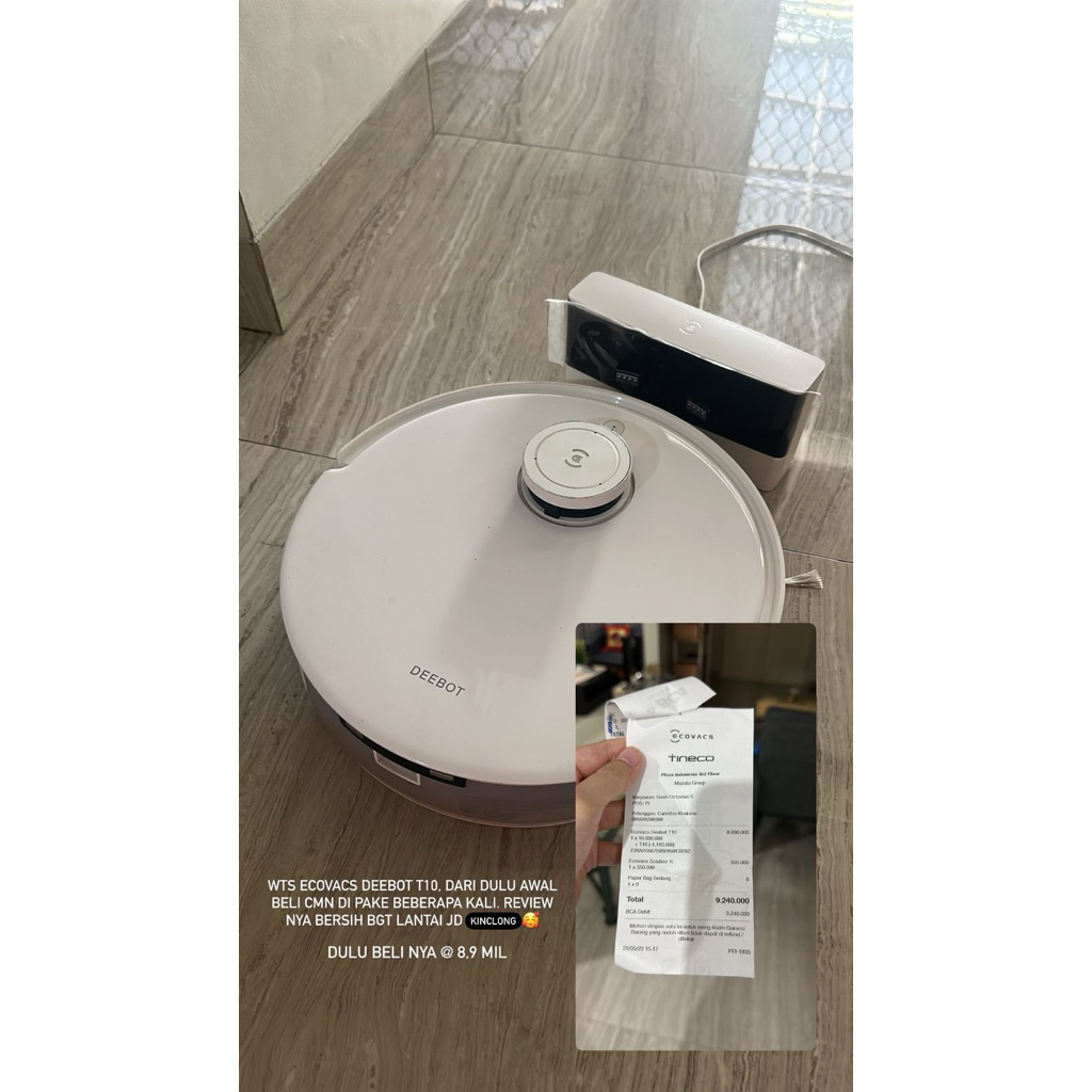 ECOVACS DEEBOT T10 (preloved)