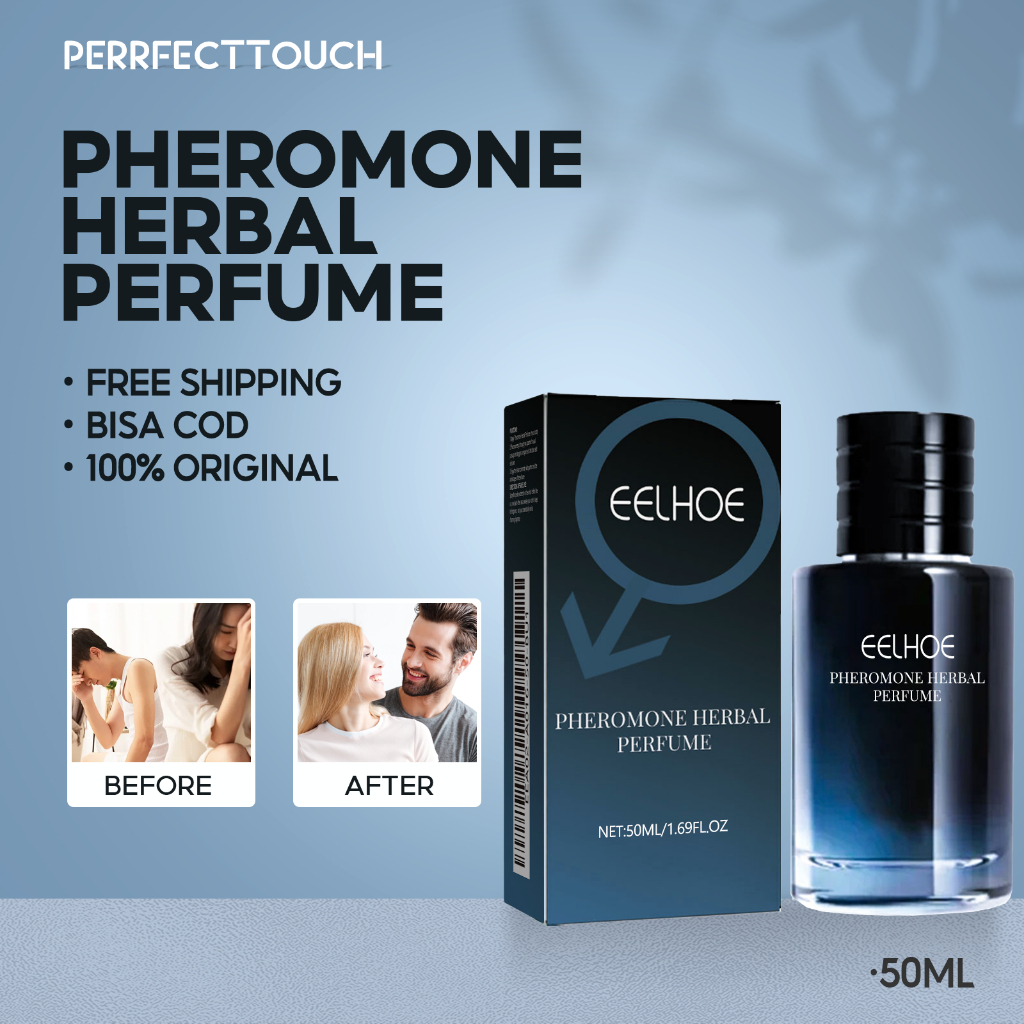 Pheromone Herbal Perfume 50ml Aroma Kayu Anggur Yang Segar Netralkan Bau Badan Tidak Sedap Tingkatka