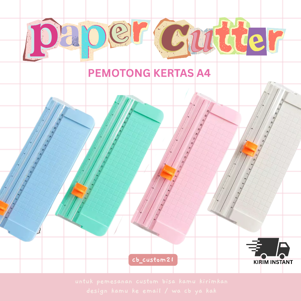 Paper Cutter A4 / Pemotong kertas a4 / Pemotong kertas HVS / Paper trimmer ekonomis