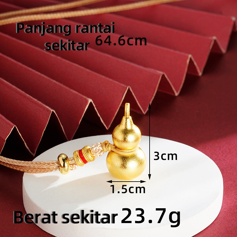 Necklace pendant, Hu Lu electroplated pendant, high-end, atmospheric and beautiful pendant Kalung li