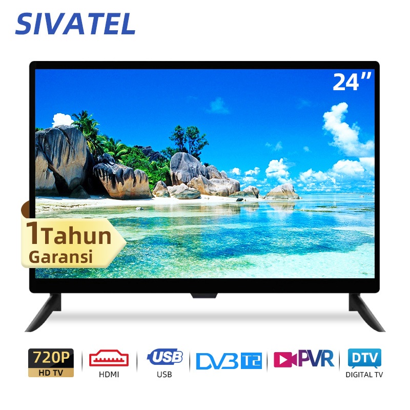 Sivatel TV Led Digital 24 inch FHD Ready Murah TV Led 22/24/25/27 inch Digital TV Terbaru Murah Prom