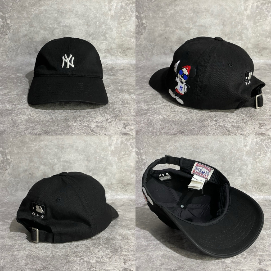 topi ny mlb x Disney black setelan