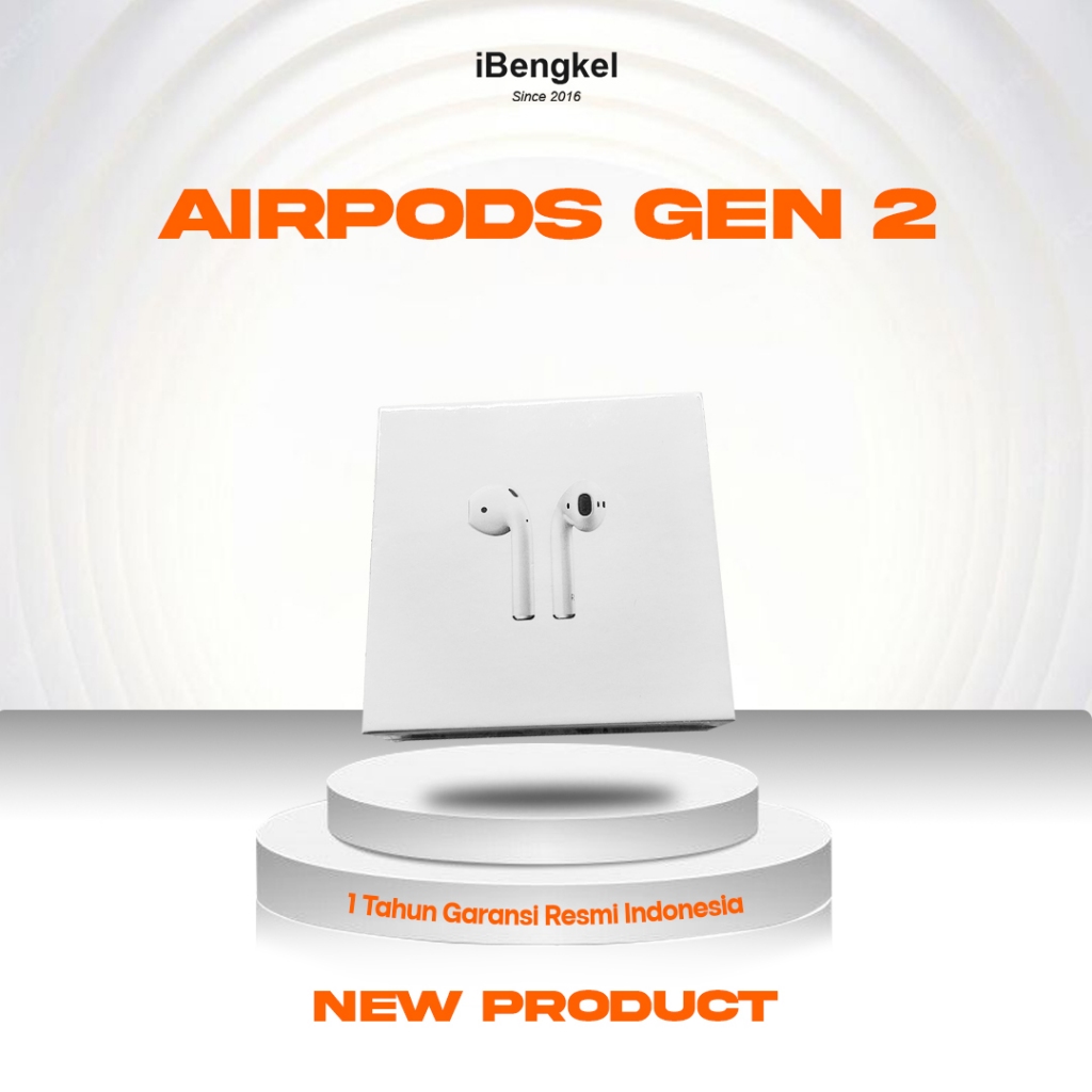 [NEW] Airpods Gen-2 New Garansi Resmi Indonesia (iBox/TAM)