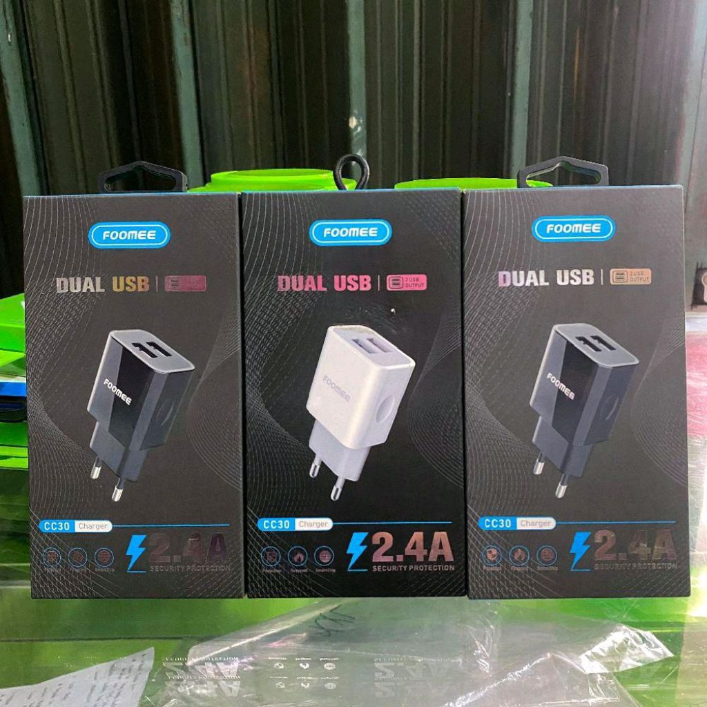 FOOMEE CC30 Batok Charger 2.4A security protection