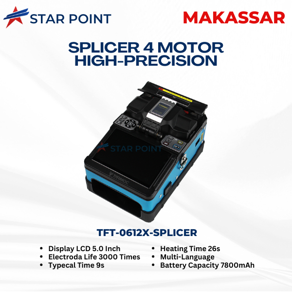 Tarmoc TFT-0612X-SPLICER | Fiber Optic Splicer Bukan ai8 ai9 Tumtec